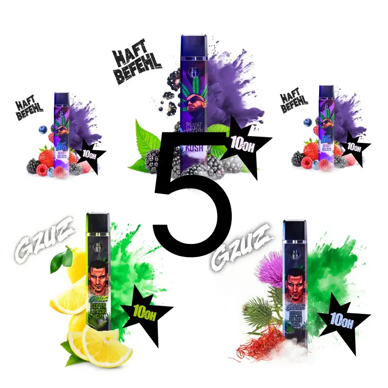 hhc vape duisburg Hulkmania HHC Vape Einweg E-Zigarette Grape Slam 95%